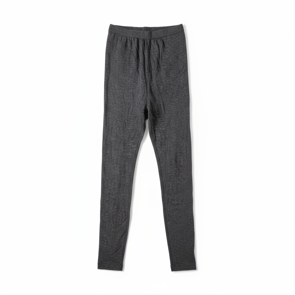 深灰色针织休闲裤